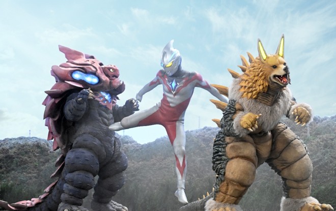 Scene from Ultraman Arc The Movie: Superdimensional Showdown!